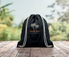 Drawstring and personalized backpacks