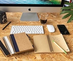 Notebooks with personalized rings